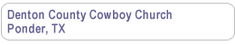 Denton County Cowboy Church